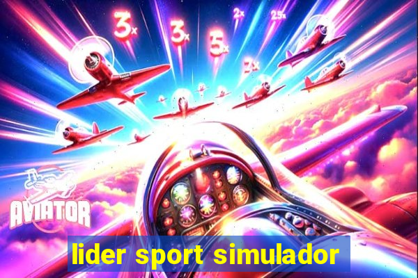 lider sport simulador